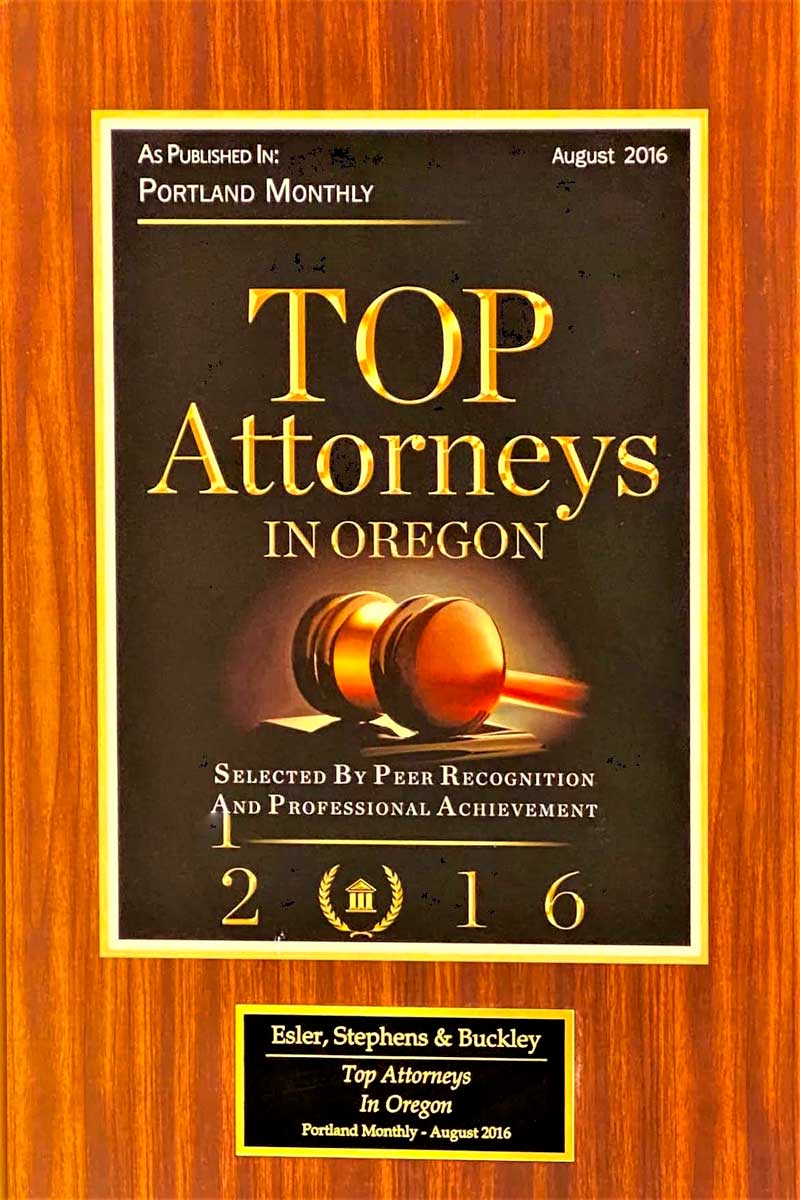 Top Attorneys in Oregon 2016